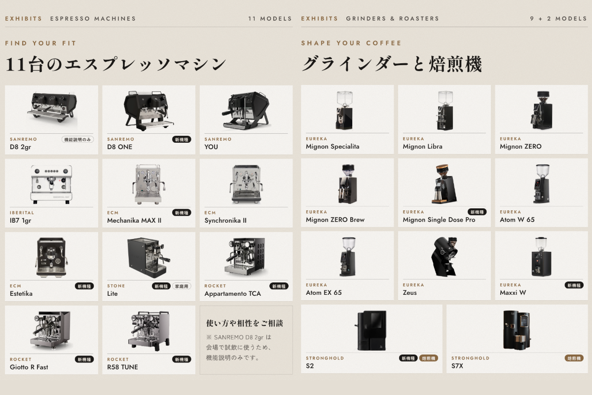 展示する新機種のイメージ